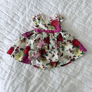 Baker by Ted Baker Baby Girl Floral Dress w Matching Bloomers | 18 - 24 mo